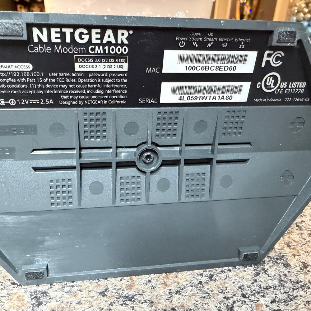 NETGEAR® Cable Modem CM1000 - Picture 3 of 4
